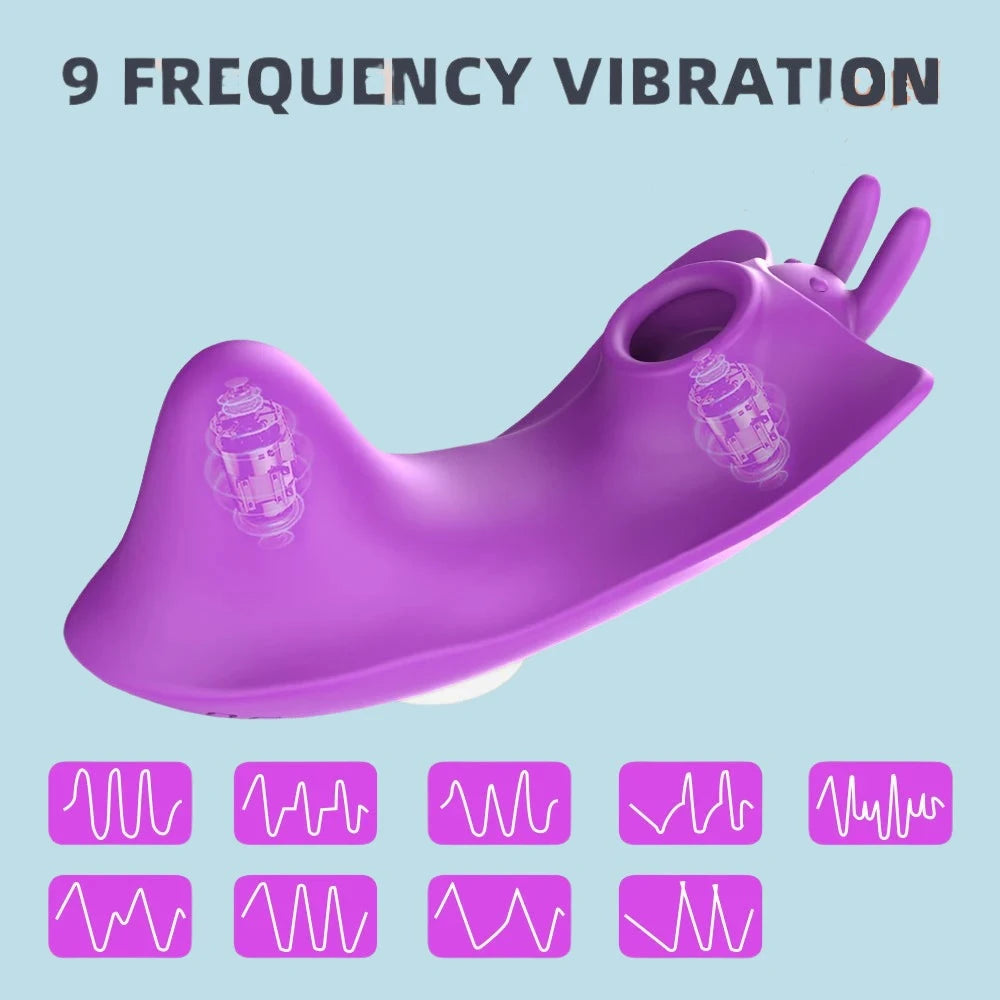 2 in 1 Bluetooth APP Sucking Vibrators Female Wearable Clit Sucker Clitoris Stimulator Adult Goods Sex Toys for Women 'S Panties