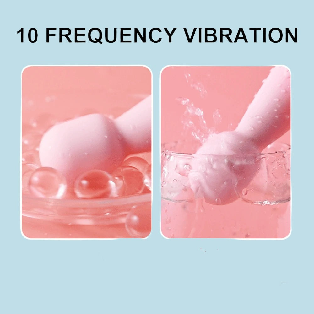 10 Modes Strong Vibration Mini Vibrator Magic Stick USB Charging Massager Clitoris G-Spot Vibrators Sex Toy for Women Adults 18