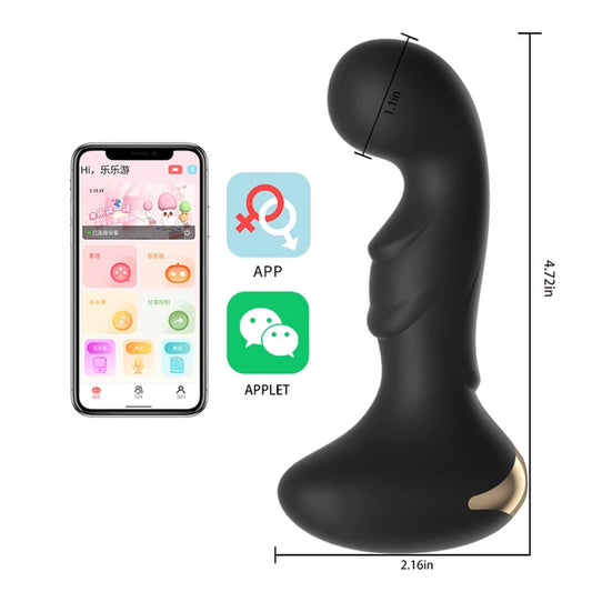 APP Remote Control Anal Vibrator Bluetooth Butt Plug Men Prostate Massager Female Masturbator Adult Sex Toys for Women Men Gay